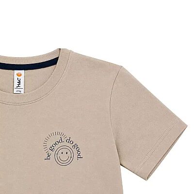 H&C T-Shirt Be Good Bej - 4