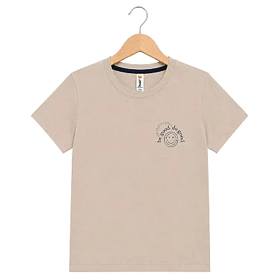 H&C T-Shirt Be Good Bej (1)