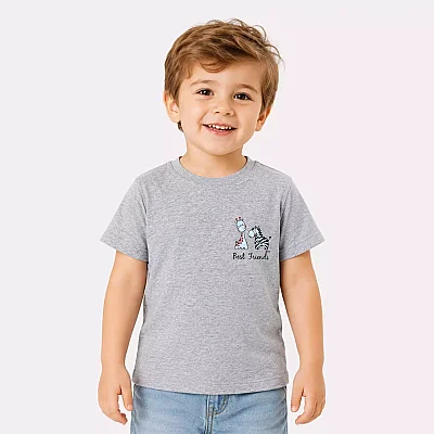 H&C T-Shirt Best Friends Zürafa Zebra