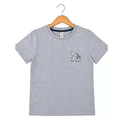 H&C T-Shirt Best Friends Zürafa Zebra (1)