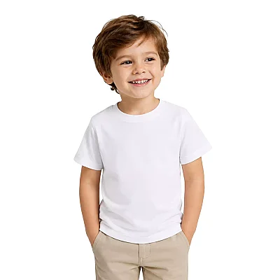 H&C Unisex T-Shirt Beyaz 