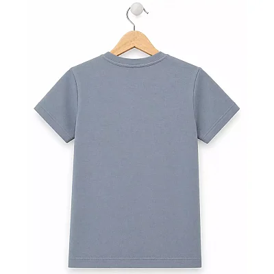 H&C Unisex T-Shirt Duman Mavisi - 4