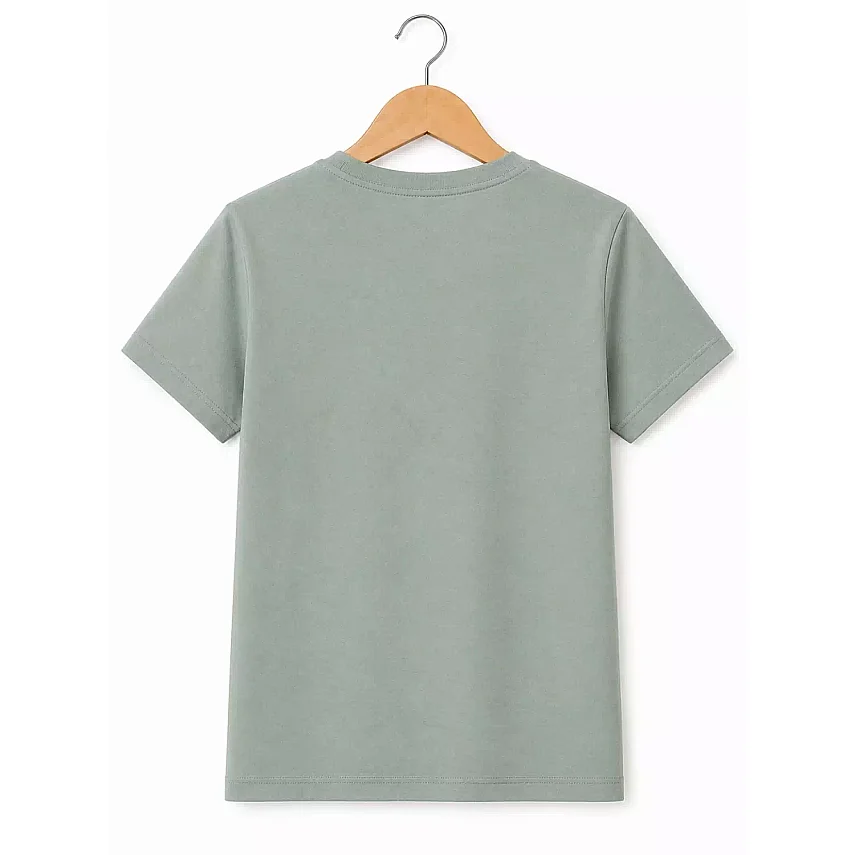 H&C Unisex T-Shirt Duman Yeşili - 4