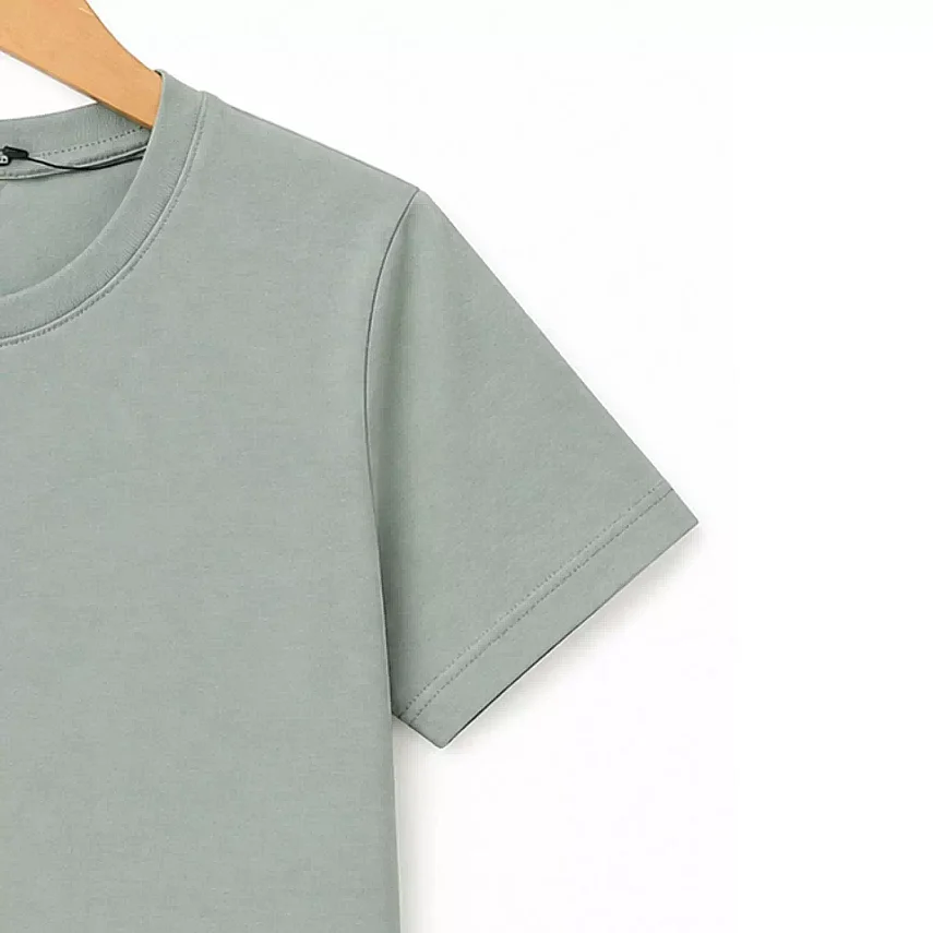 H&C Unisex T-Shirt Duman Yeşili - 5