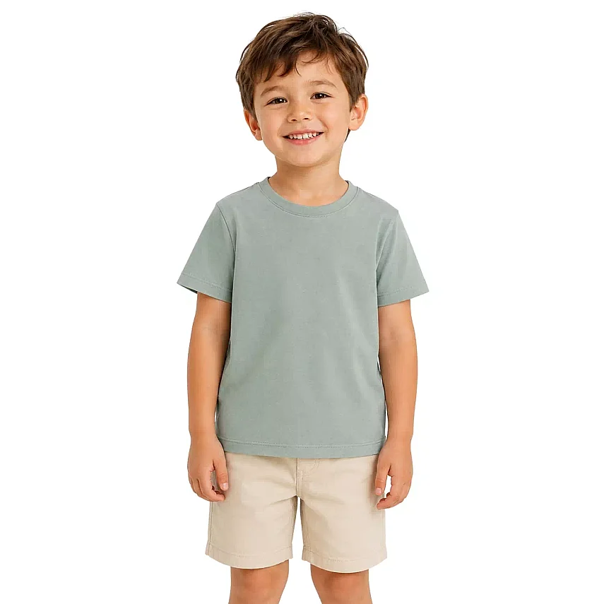 H&C Unisex T-Shirt Duman Yeşili - 1