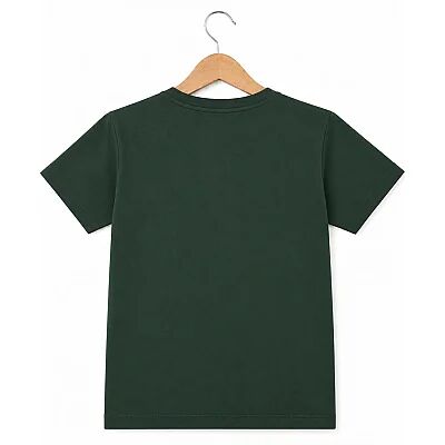 H&C T-Shirt Flower Çam Yeşili - 3