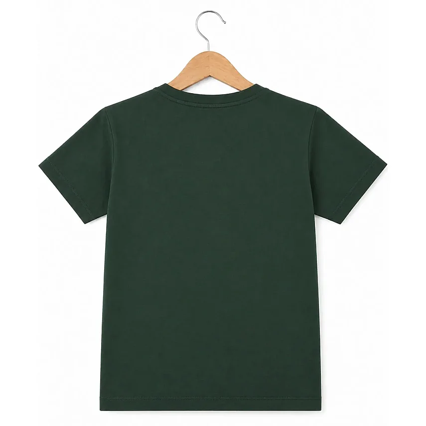 H&C T-Shirt Flower Çam Yeşili - 3