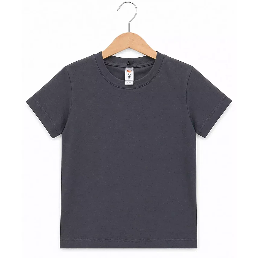 H&C Unisex T-Shirt Füme - 4