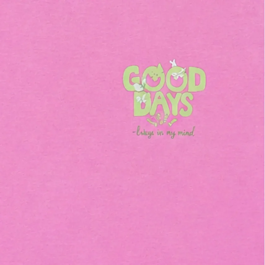 H&C T-Shirt Good Days Pembe - 4