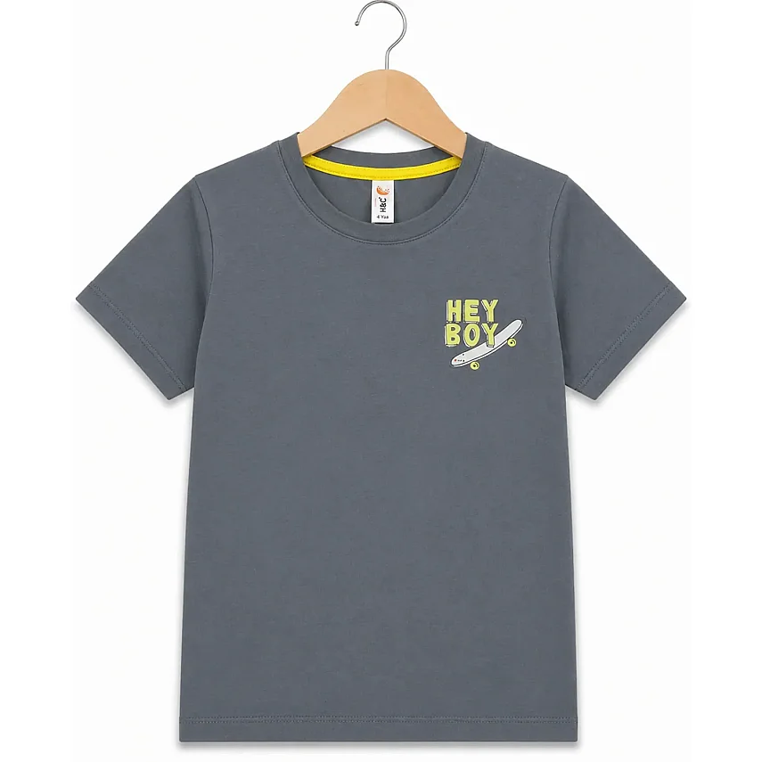 H&C T-Shirt Hey Boy Petrol Yeşili - 3