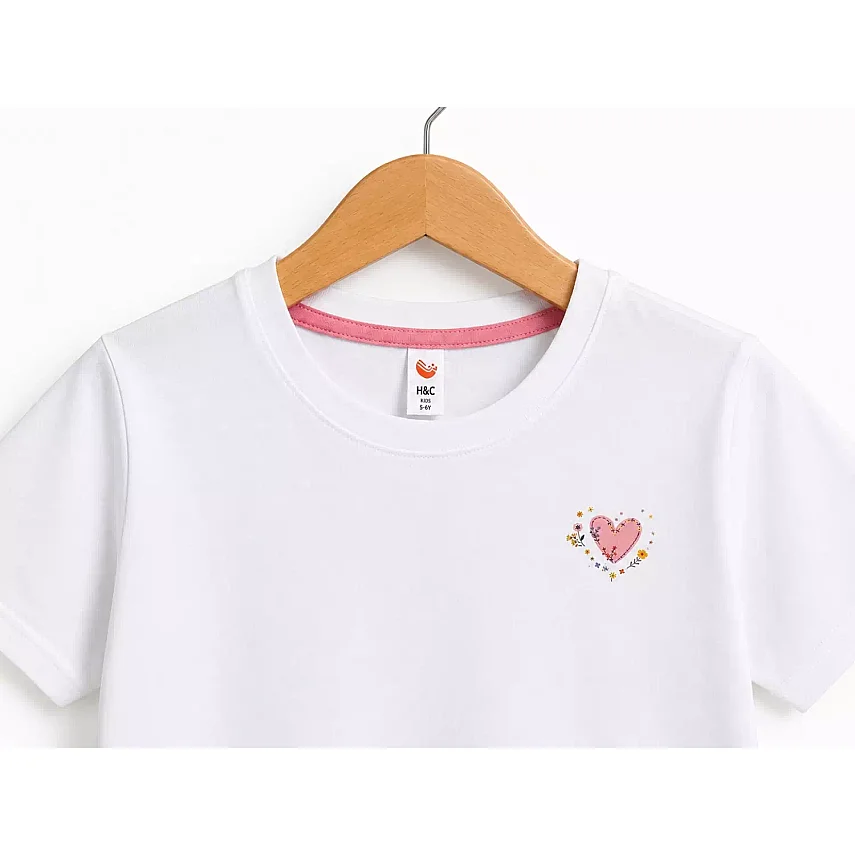 H&C T-Shirt Kalpli Çiçekli - 5