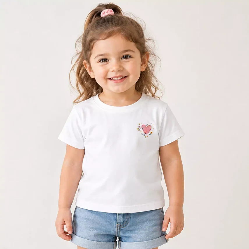 H&C T-Shirt Kalpli Çiçekli - 1