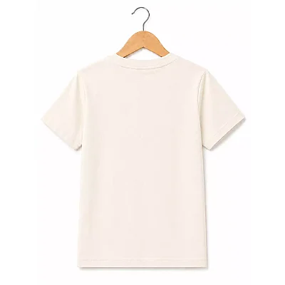 H&C Unisex T-Shirt Krem - 4