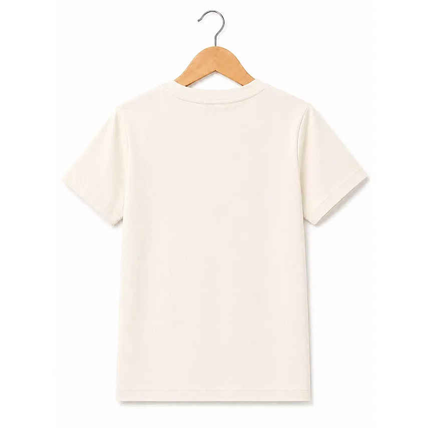 H&C Unisex T-Shirt Krem - 4