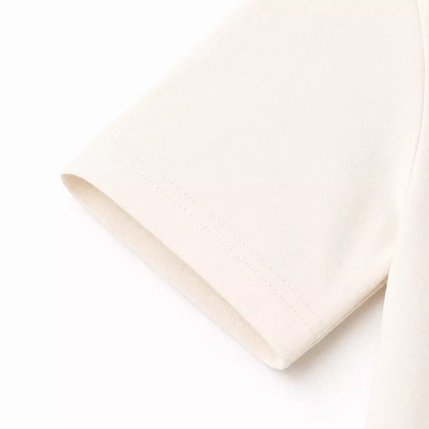 H&C Unisex T-Shirt Krem - 5