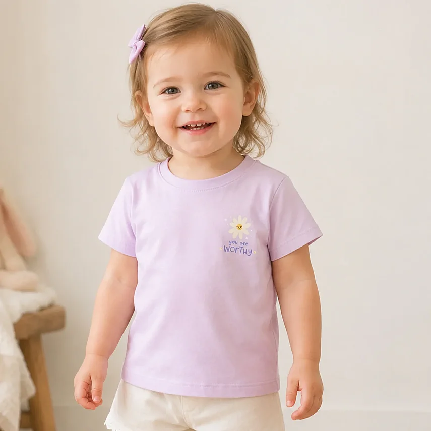 H&C T-Shirt Lavanta Papatya - 1