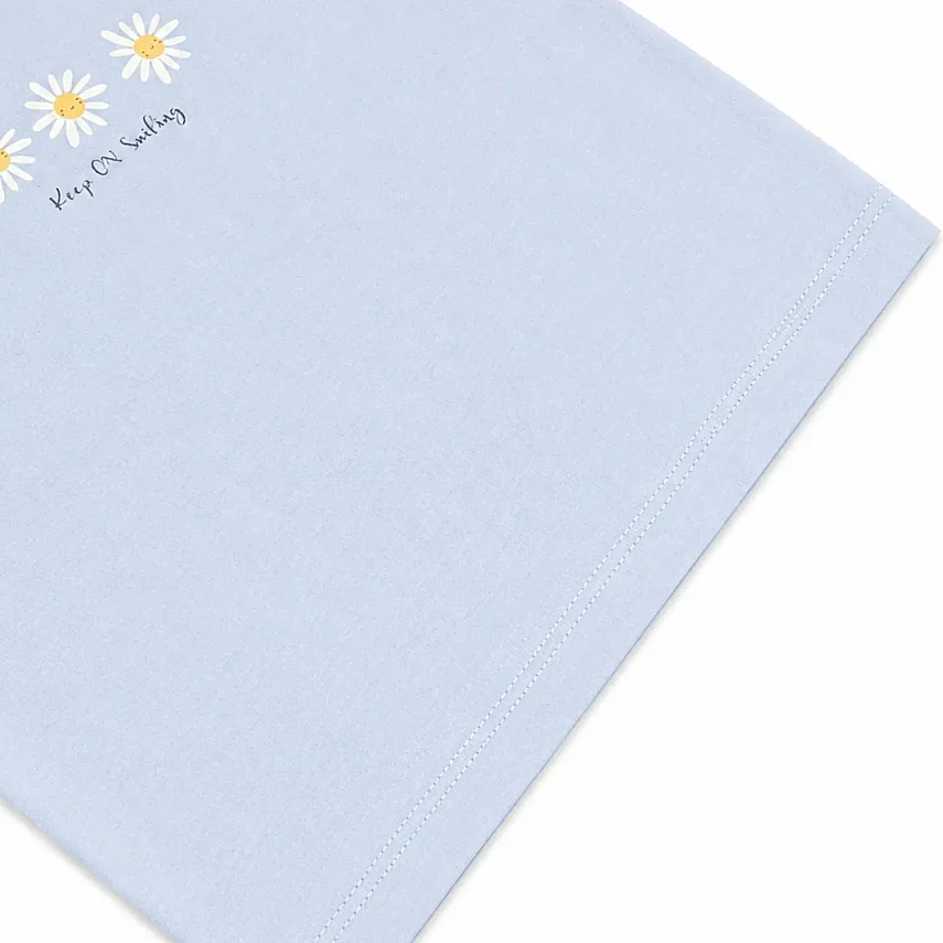 H&C T-Shirt Papatya Açık Mavi - 4
