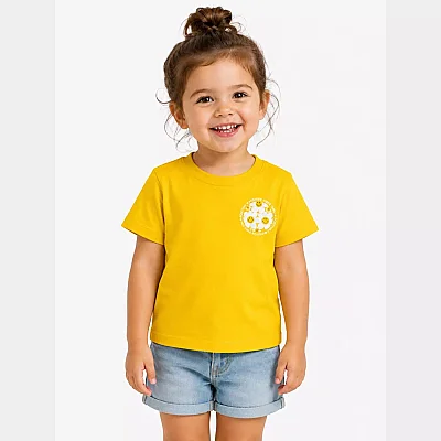 H&C T-Shirt Positive Papatya Hardal