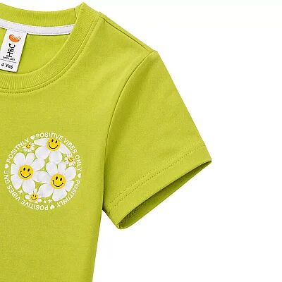 H&C T-Shirt Positive Papatya Lime - 4