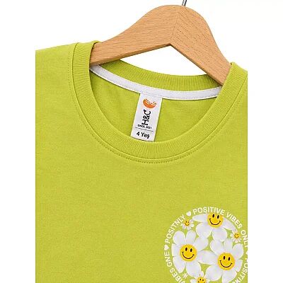 H&C T-Shirt Positive Papatya Lime - 5