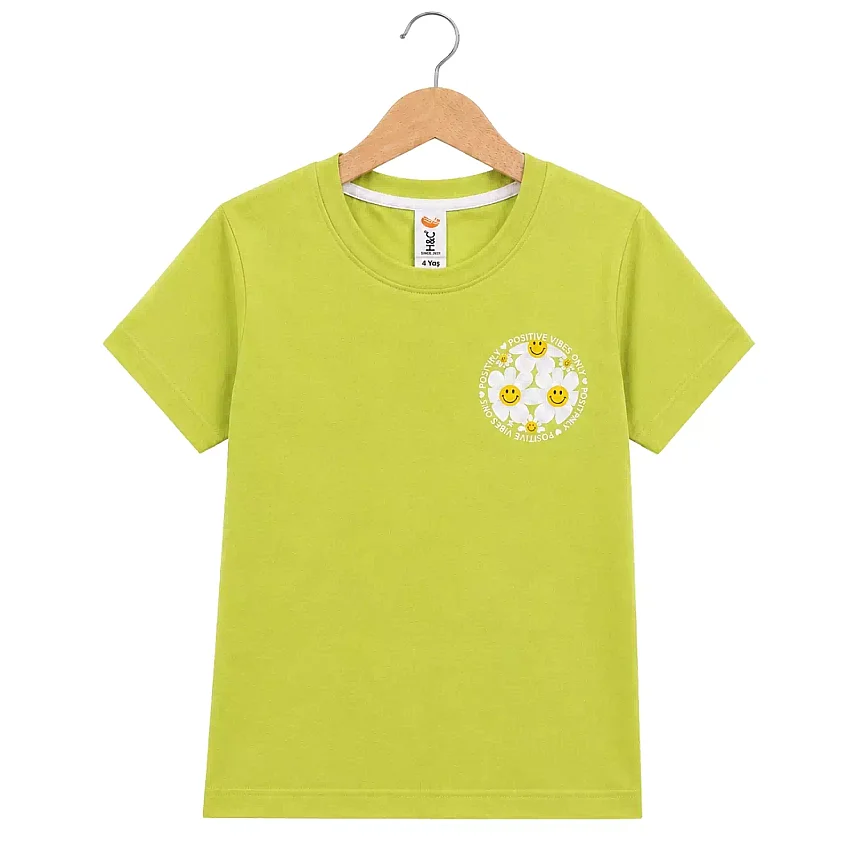H&C T-Shirt Positive Papatya Lime - 2