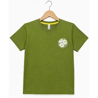 H&C T-Shirt Positive Papatya Zeytin Yeşili (1)
