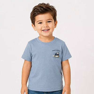 H&C T-Shirt Room To Build Mavi