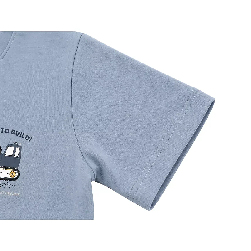 H&C T-Shirt Room To Build Mavi - 4
