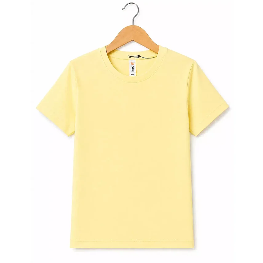 H&C Unisex T-Shirt Sarı - 3
