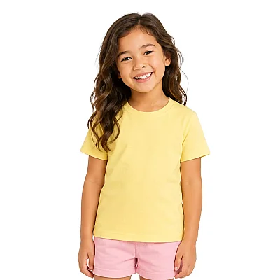 H&C Unisex T-Shirt Sarı 