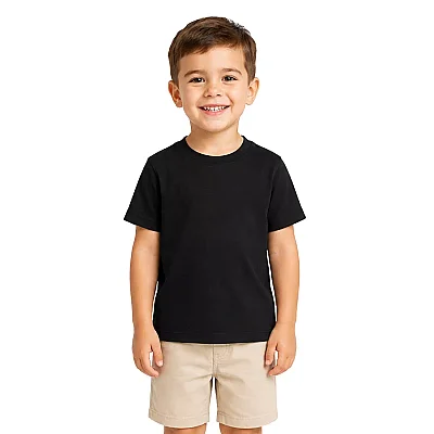 H&C Unisex T-Shirt Siyah (1)