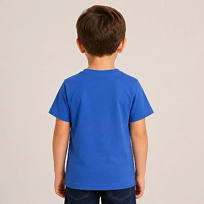 H&C T-Shirt Traktör Baskılı Orta Mavi (1)