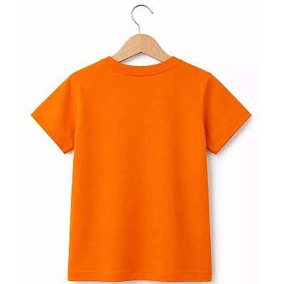 H&C Unisex T-Shirt Turuncu - 4