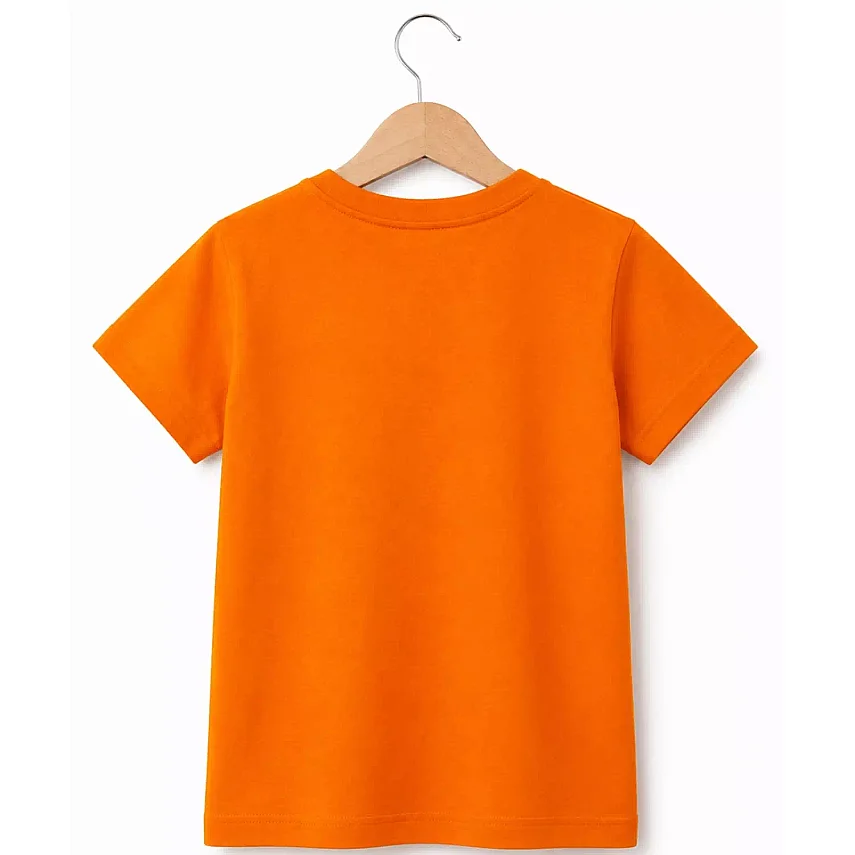 H&C Unisex T-Shirt Turuncu - 4