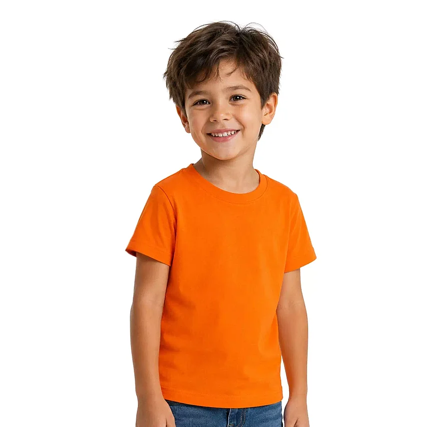 H&C Unisex T-Shirt Turuncu - 2