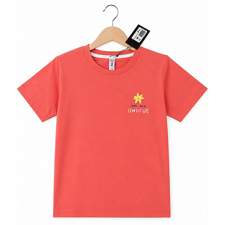H&C T-Shirt Yıldızlı Mercan - 3
