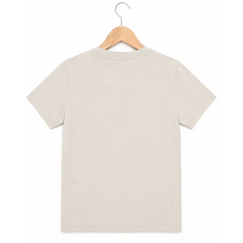 H&C Tshirt Be Good Krem - 4