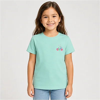 H&C Tshirt Bisiklet Mint