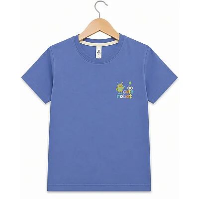 H&C Tshirt Cute Robot Mavi - 3