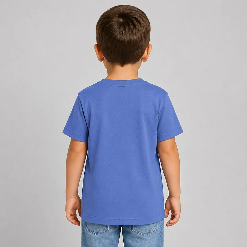 H&C Tshirt Cute Robot Mavi - 2