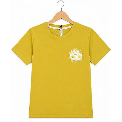 H&C Tshirt Positive Papatya Sarı - 3