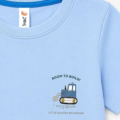 H&C Tshirt Room To Build Açık Mavi - 3