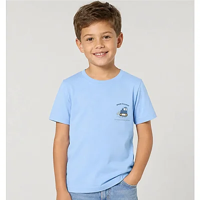 H&C Tshirt Room To Build Açık Mavi