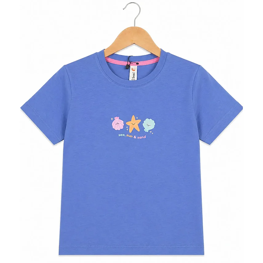 H&C Tshirt Sea Sun Sand Mavi - 3