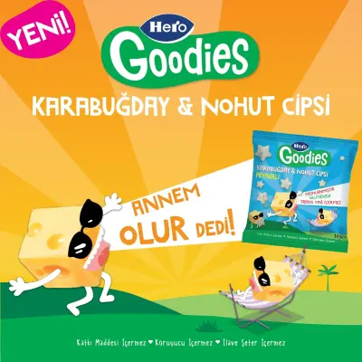 Hero Baby Goodies Peynirli Cips 30 gr - 4