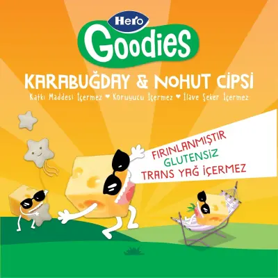 Hero Baby Goodies Peynirli Cips 30 gr - 6