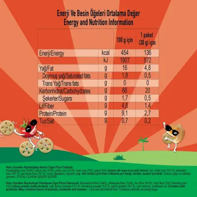 Hero Baby Goodies Pizza Cips 30 gr - 4