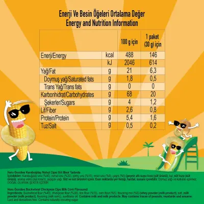 Hero Baby Goodies Süt Mısırlı Cips 30 gr - 7