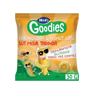 Hero Baby Goodies Süt Mısırlı Cips 30 gr (1)