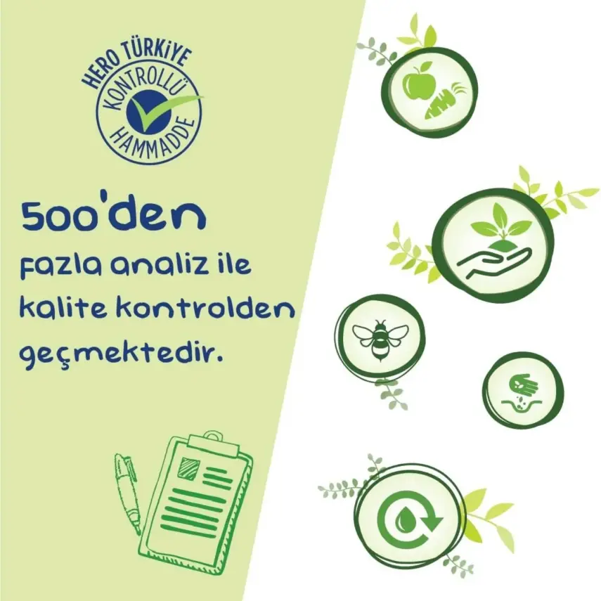 Hero Baby Kaşık Maması Sütlü Kırmızı Meyveli 8 Tahıllı 200 gr - 5